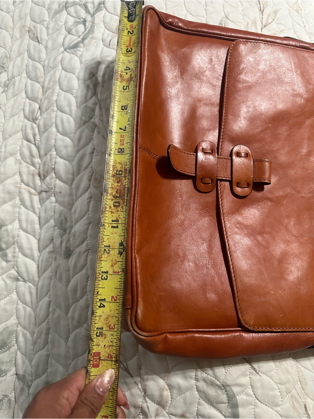 Classic Leather Messenger Bag - Brown *Great work/laptop bag* - Picture 4 of 10